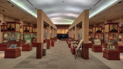 写真　後藤宙外と払田柵跡　展示室